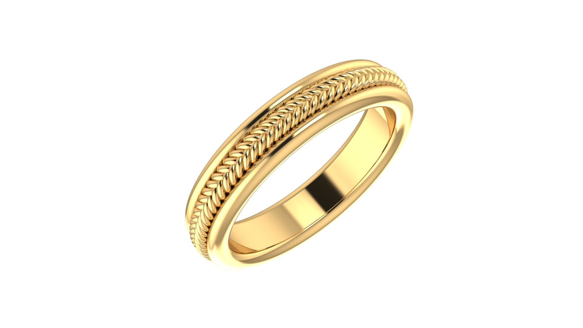 Braid Wedding Band - MANARI.eu