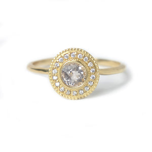 Malika Morganite Diamond Ring - MANARI.eu