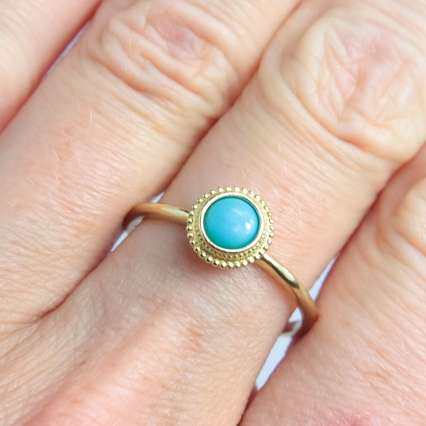 Dalia Turquoise Ring - MANARI.eu