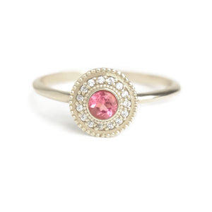 Leila Tourmaline Diamond Ring - MANARI.eu