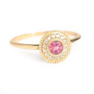 Leila Tourmaline Diamond Ring - MANARI.eu