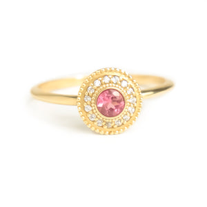 Leila Tourmaline Diamond Ring - MANARI.eu