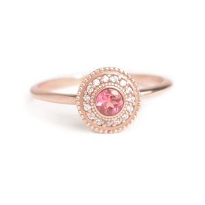 Leila Tourmaline Diamond Ring - MANARI.eu