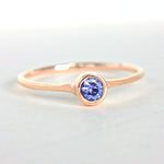 Tanzanite 14k Gold Ring - MANARI.eu