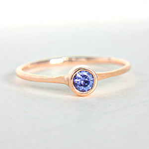 Tanzanite 14k Gold Ring - MANARI.eu