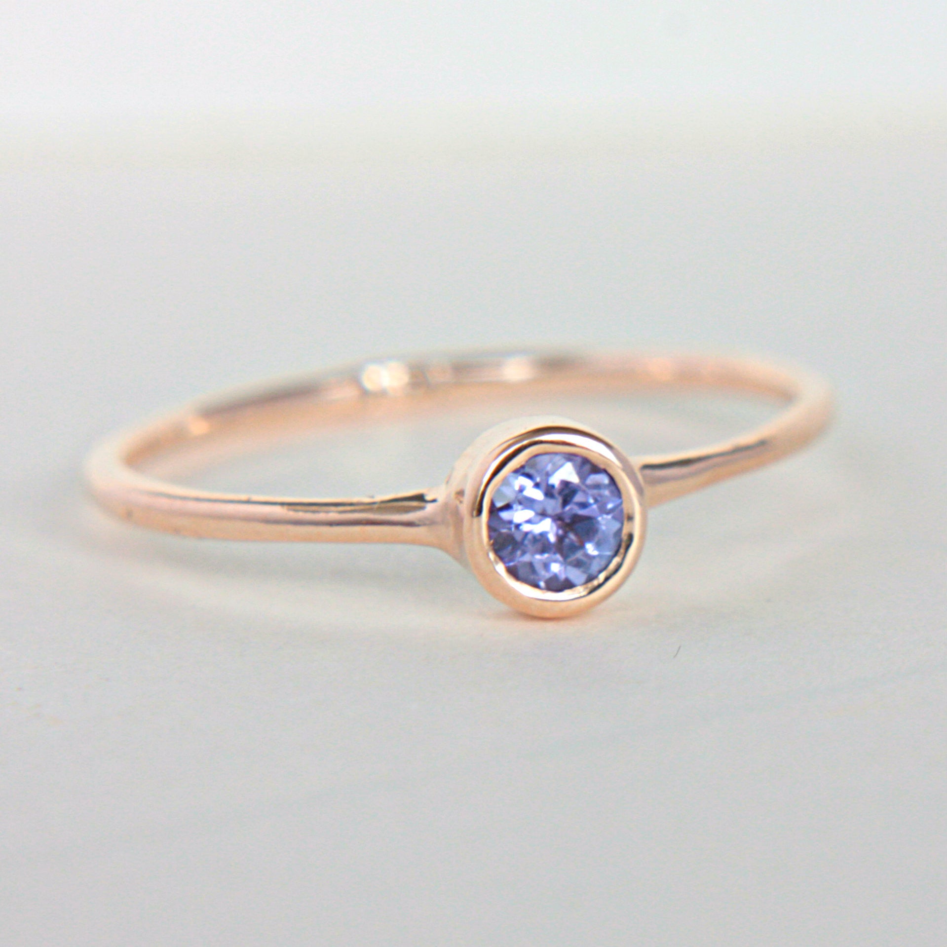 Tanzanite 14k Gold Ring - MANARI.eu