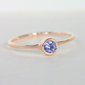 Tanzanite 14k Gold Ring - MANARI.eu