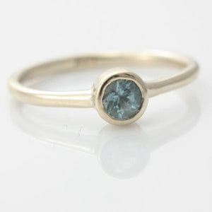 Aquamarine 14k Gold Ring - MANARI.eu