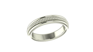 Braid Wedding Band - MANARI.eu