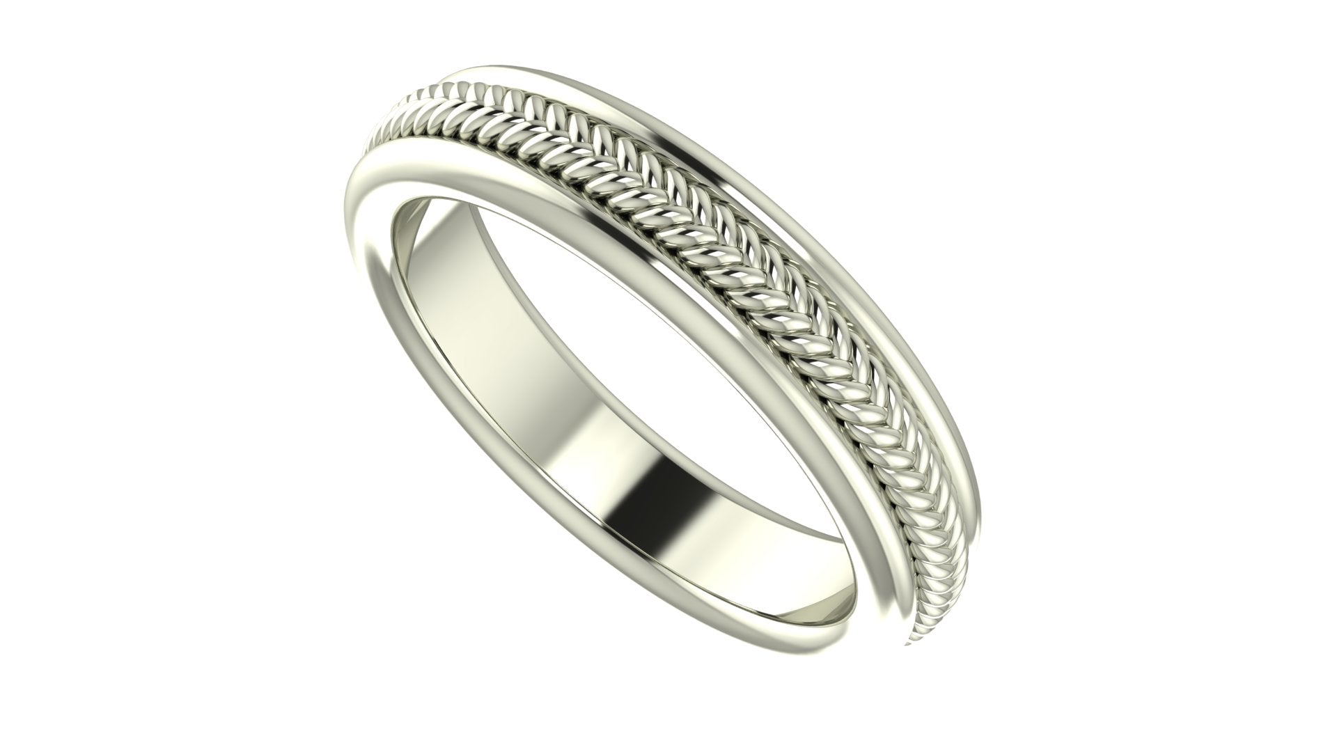 Braid Wedding Band - MANARI.eu