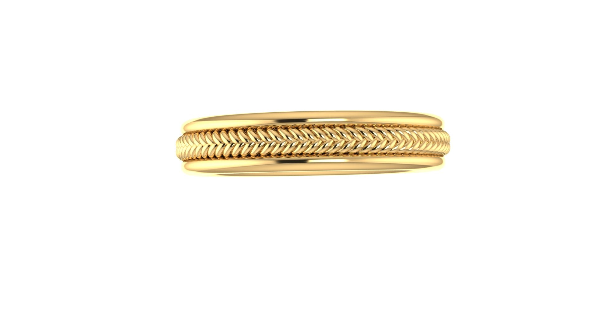 Braid Wedding Band - MANARI.eu