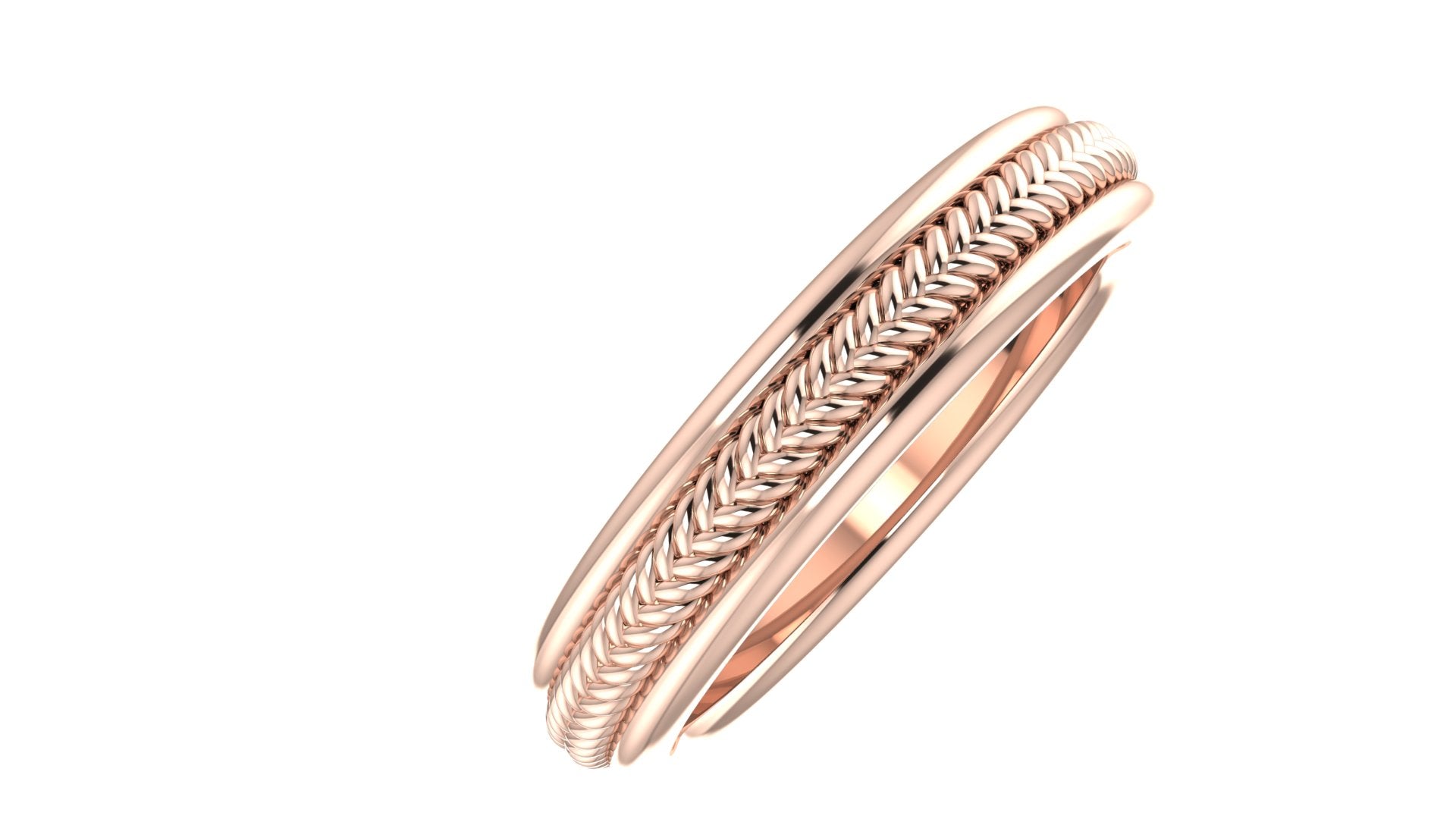 Braid Wedding Band - MANARI.eu