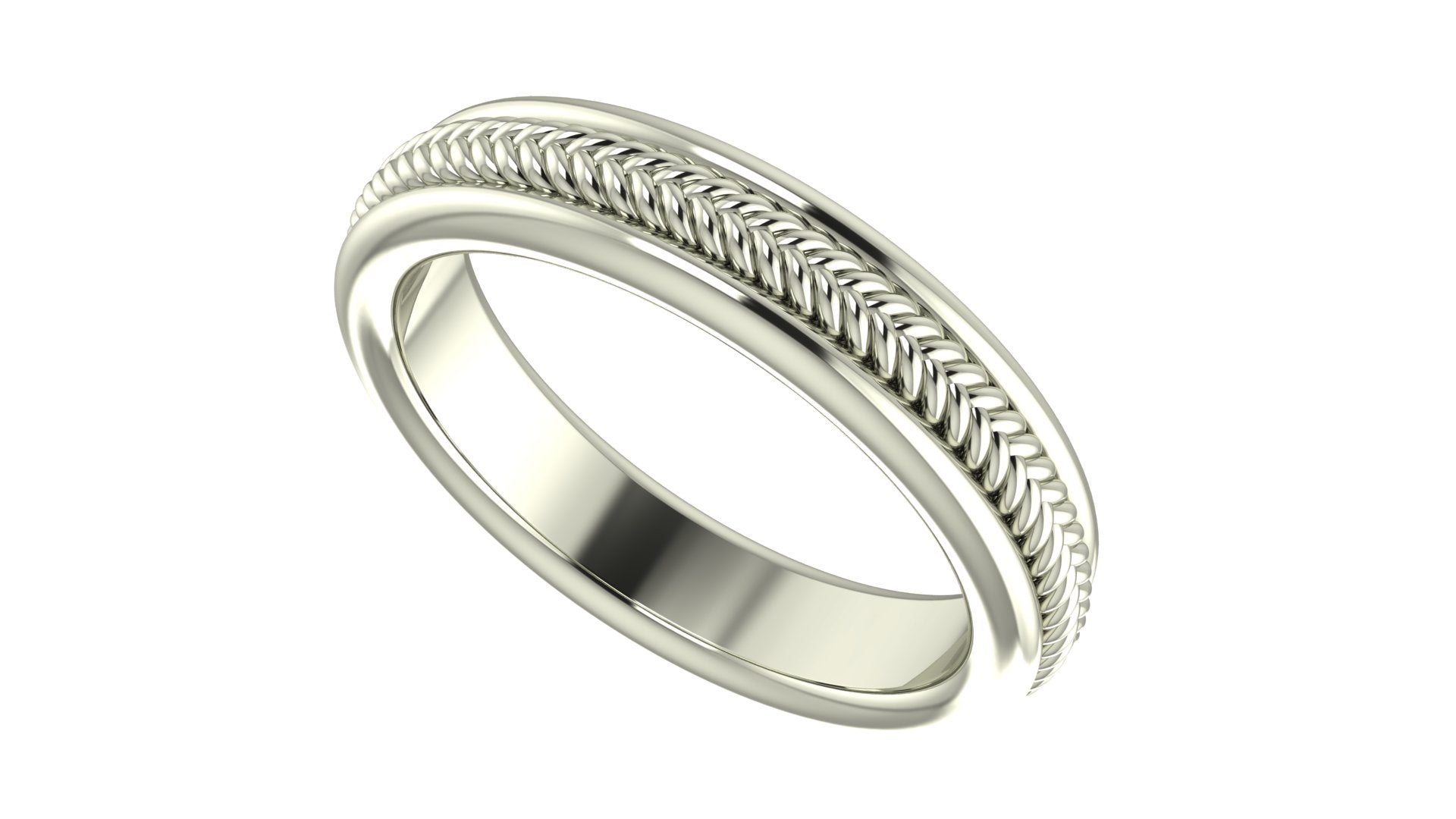 Braid Wedding Band - MANARI.eu