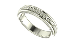 Braid Wedding Band - MANARI.eu