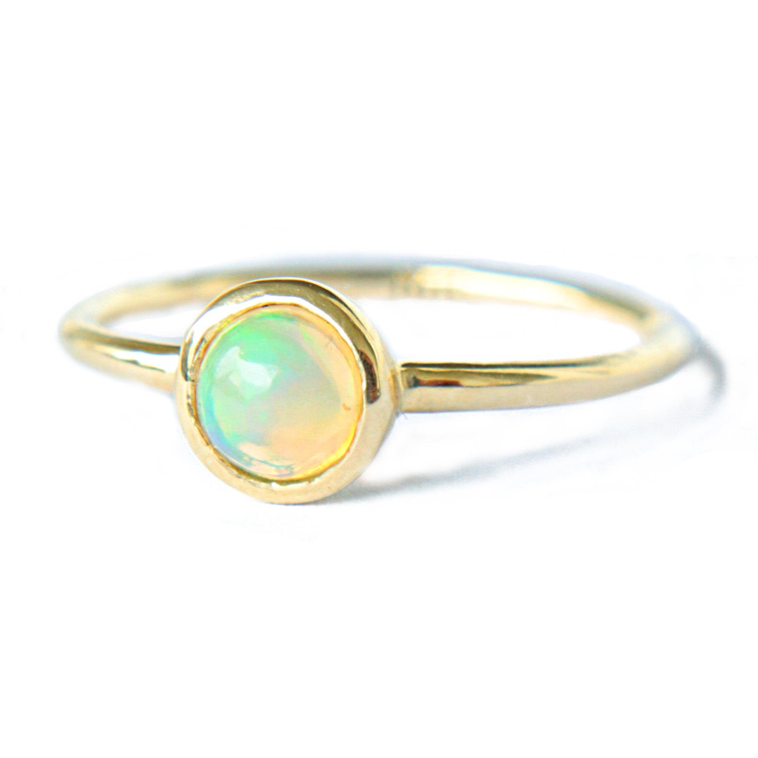 Opal 14k Gold Ring - MANARI.eu