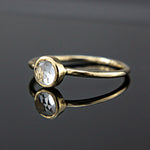 White Topaz 14k Gold Ring - MANARI.eu