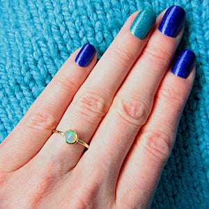 Opal 14k Gold Ring - MANARI.eu
