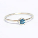 Blue Topaz 14k Gold Ring - MANARI.eu