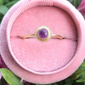 Dalia Amethyst Ring - MANARI.eu