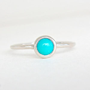 Turquoise Gold Ring 14k - MANARI.eu